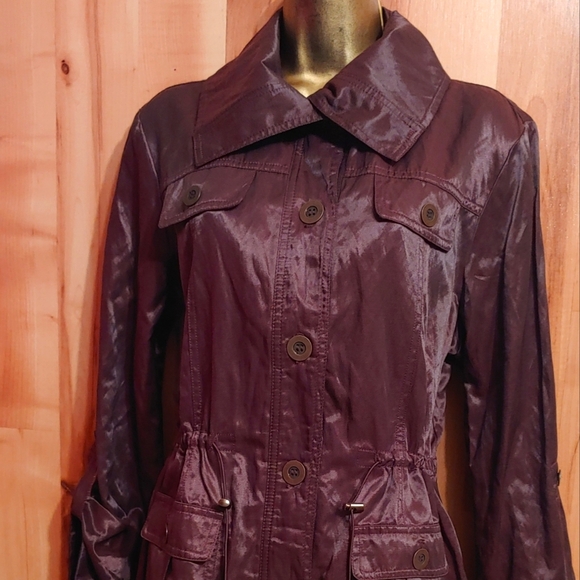 Ruby Rd Womens L (14) Brown Metallic Jacket - Picture 1 of 6